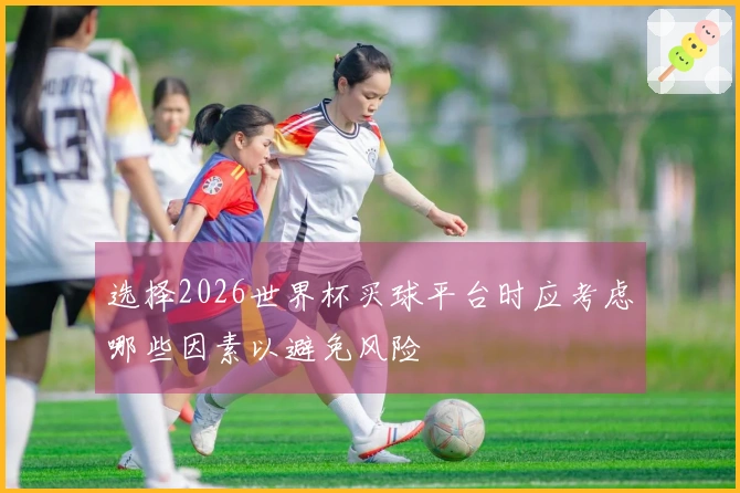 选择2026世界杯买球平台时应考虑哪些因素以避免风险
